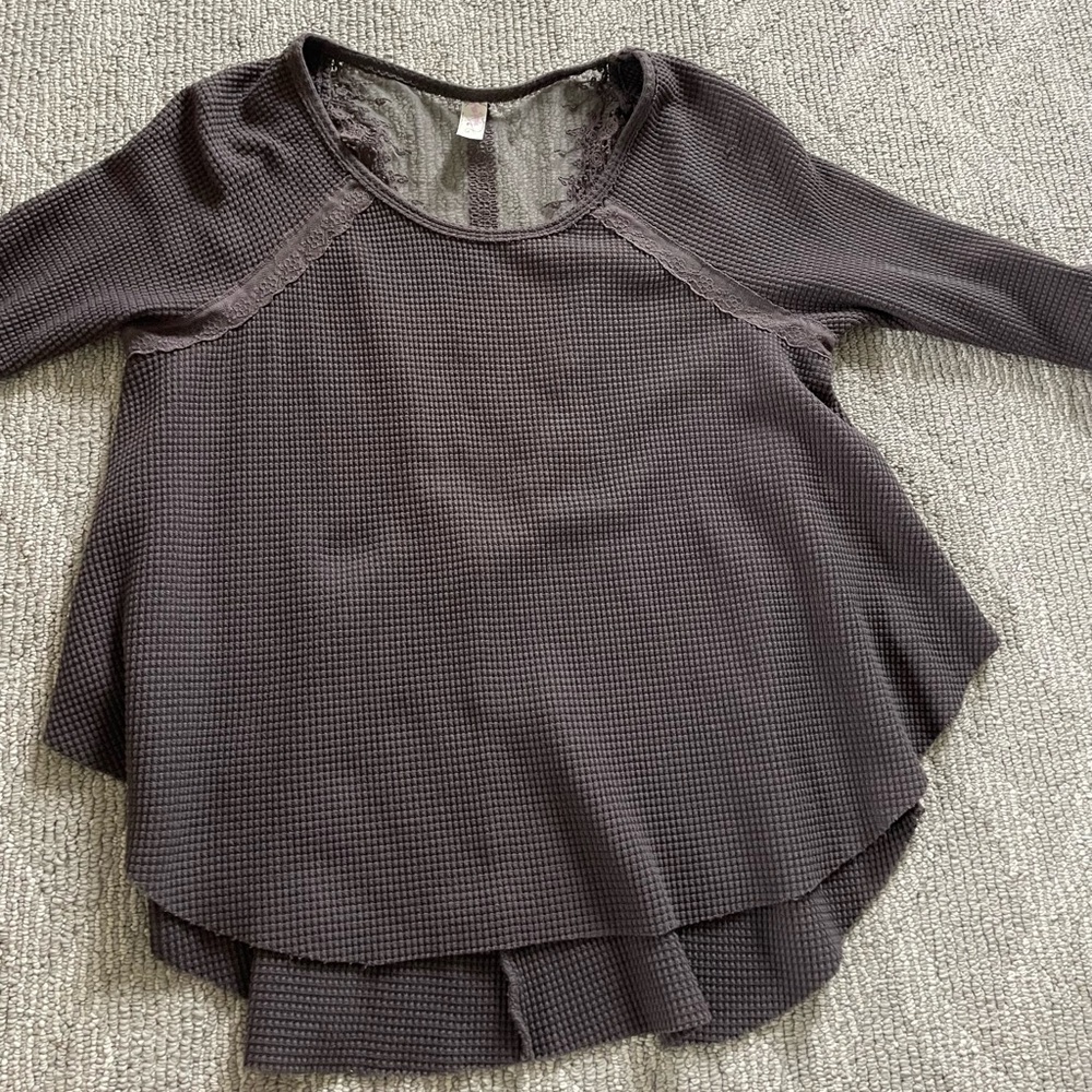 Free People Lace back Swing shirt - XS